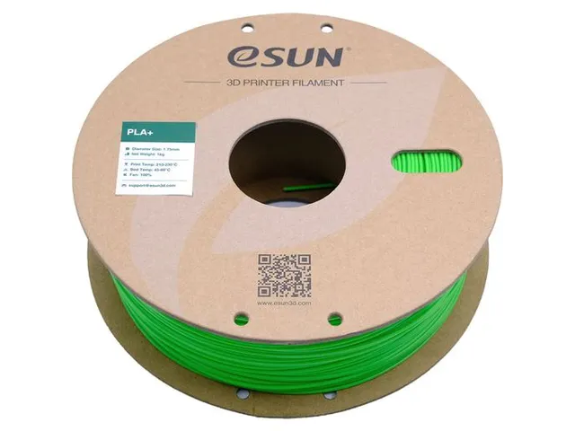 eSUN PLA+ 3D printer Filament 1,75mm Gras Groen 1kg
