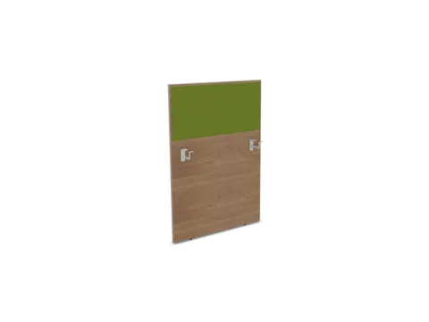 baliepaneel,v. bureau,aanbouw links,B 800mm,NT-cherry,BN7048-groen
