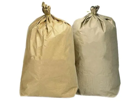 Papieren Afvalzak 120 Liter 75g/m 70x95cm Bruin