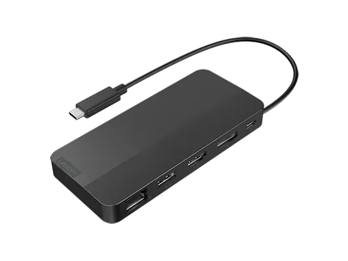 Lenovo 40B90100EU USB-C-Travel Dock voor 2 schermen (met adapter)