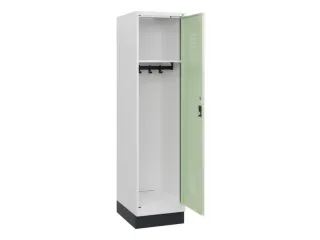 schoollocker,HxBxD 1630x400x500mm,1vak,vak B 400mm,cil.-slot,sokkel - 1