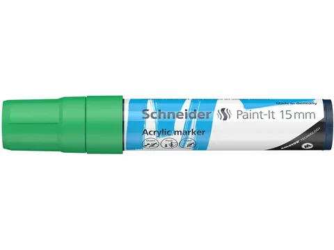 Acrylmarker Schneider Paint-It 330 15mm groen