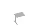 aanbouwtafel,i.h.v.,v. C-voet,HxBxD 730x800x600mm,blad grijs