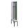 locker met bank,voor scheiding van kleding,HxBxD 2120x300x815mm,1vak