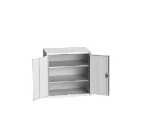 universele kast,HxBxD 800x800x550mm,2xStalen bodem,draaigrendelslot - 1