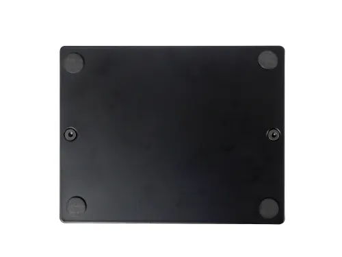 Infostandaard zwart metaal met acryl bord A4