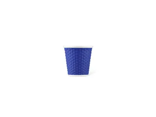 Beker porselein Les Artistes Paris 80ml met siliconen grip Blauw - 2