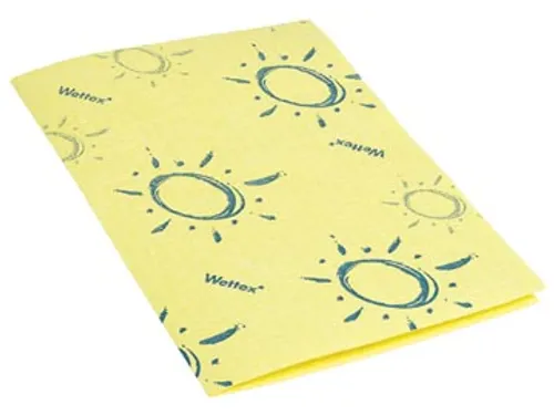 Vileda Sponsdoek Wettex Soft Geel 25x36cm, pak à 10 stuks