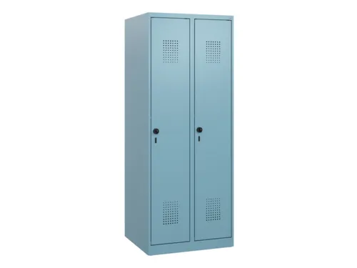 schoollocker,HxBxD 1530x600x500mm,2vak,vak B 300mm,draaigrendel