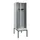 locker met bank,voor scheiding van kleding,HxBxD 2120x600x815mm,2vak