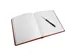 Gastenboek Alpille 2 6x22cm 140bl rood
