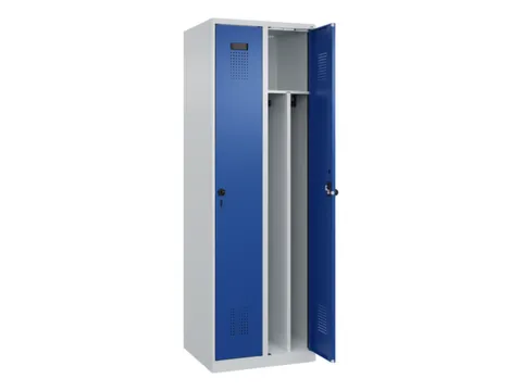 locker voor scheiding van kleding,HxBxD 1850x600x500mm,2vak