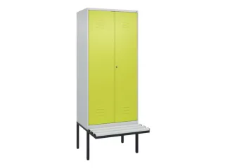 locker voor scheiding van kleding,HxBxD 2120x800x815mm,2vak - 1