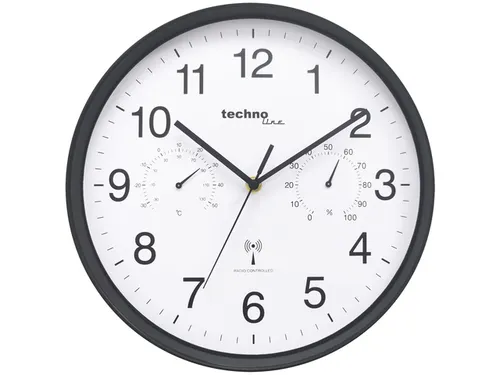 Wandklok Technoline WT 8945 30cm zwart