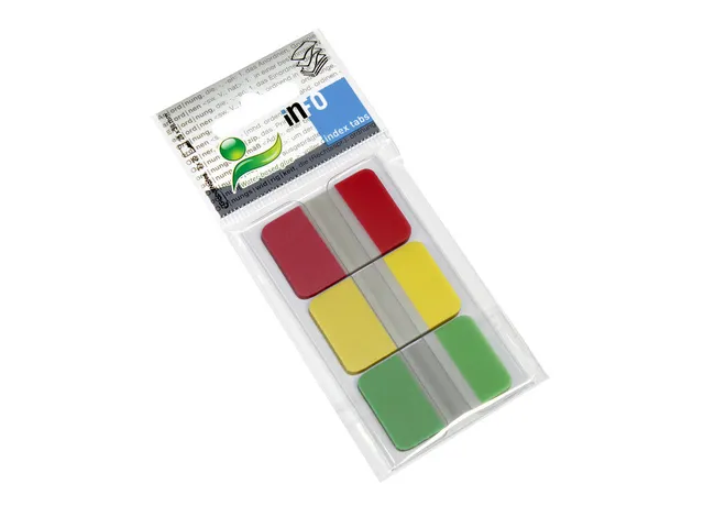 Indextabs Info Notes 3x25x38mm. houder met clip