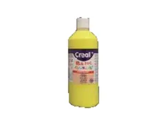 Plakkaatverf Creall basic geel 500ml