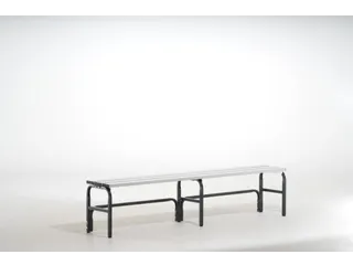 omkleedbank,HxL 450x1500mm,alu. lijsten,frame poedercoat.,RAL7016 - 1