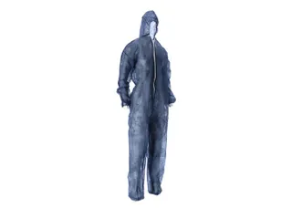 Coverall PP Non Woven Maat L Blauw Ritssluiting 50 Stuks - 5