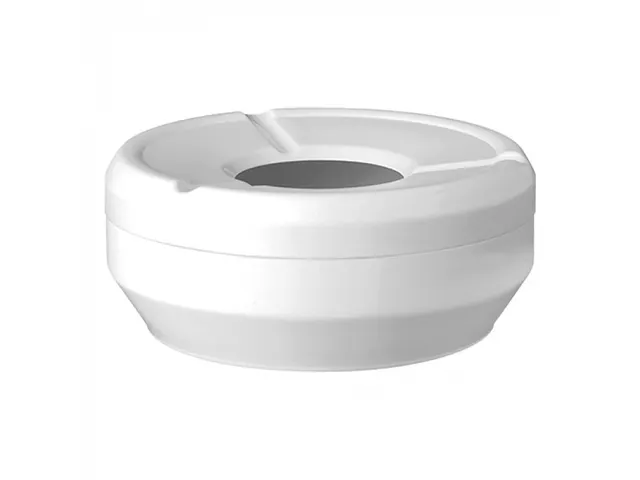 Terrasasbak melamine 12cm wit