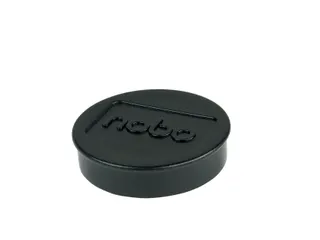 Magneet Nobo 38mm zwart 4 stuks - 4