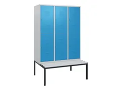 Dubbeldekse dekenkist,HxBxD 1950x1200x815mm,3x2vak.,vak B 400mm