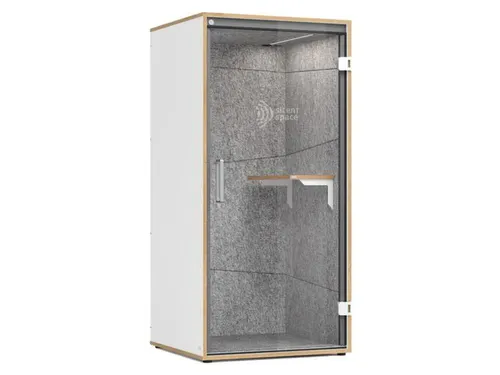 telefooncel,HxBxD 2175x1035x1000mm,wand spaanplaat,stelvoeten