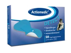 Vingertopverbanden Detecteerbaar Waterafstotend Lxb 68x43mm Blauw