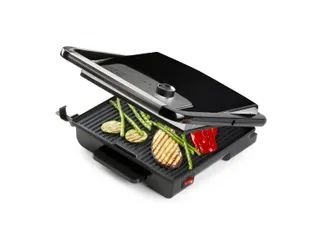 Multifunctionele Contactgrill Inox Zwart - 13