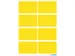 HERMA 3691 Universele etiketten 26x40mm Geel 40 stuks