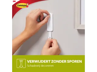 Haak Command kunststof tbv schilderijen incl bevestigingsstrip - 8