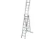 échelle télescopique polyvalente 3x8 échelons lisse L 2 3-5 2m alu