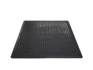 werkplek-vloerbedekking,enkele mat,HxLxB 13x1200x900mm,rubber,genopt - 2