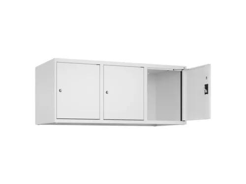 opzetkast,v. locker,3vak.,vak B 400mm,HxBxD 500x1200x500mm