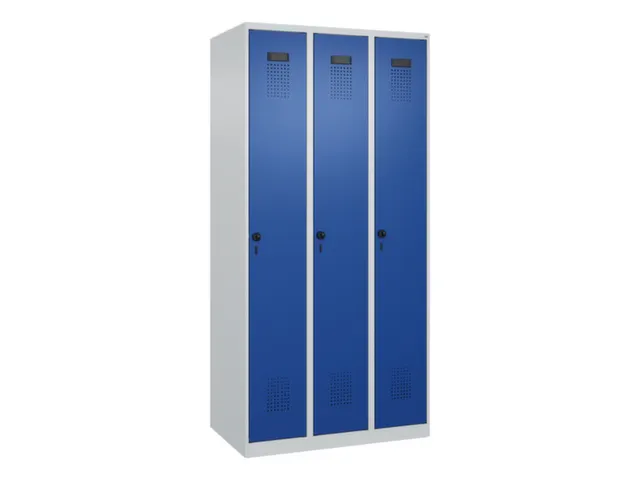 locker voor scheiding van kleding,HxBxD 1850x900x500mm,3vak