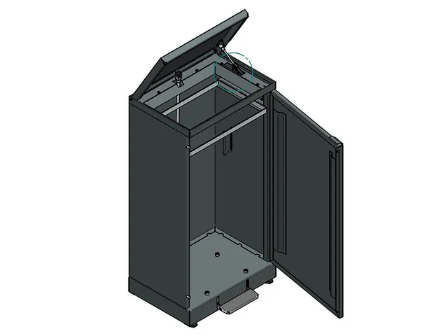 Bica 954 Pedaalemmer 95 Liter Antraciet