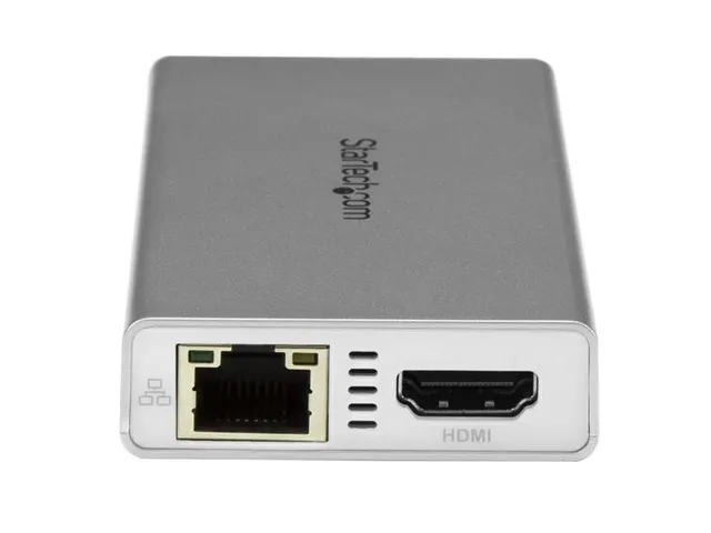 Usb-C Multiport Laptop Adapter 4K Hdmi - Gbe - Usb 3.0 - Zilver & Wit