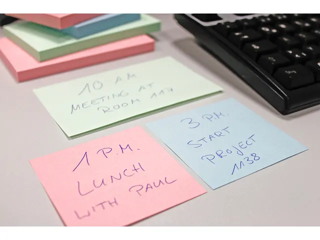 Notitieblok 75x75mm Assorti Pastel Pak A 6 Blok