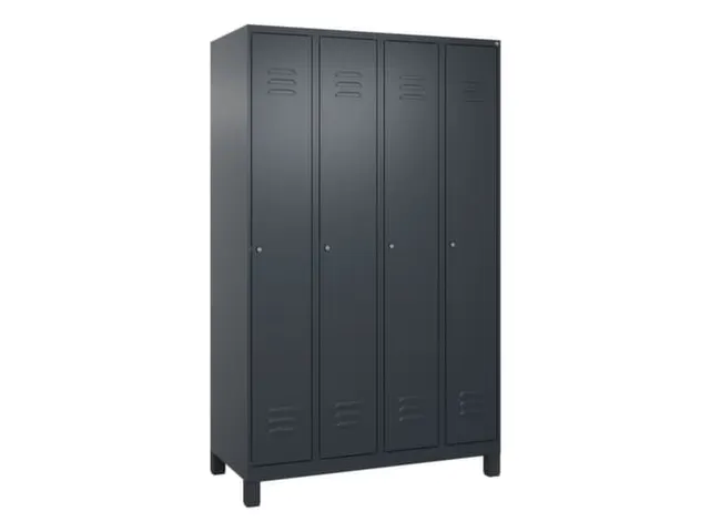 locker,HxBxD 1950x1200x500mm,4vak,vak B 300mm,cil.-slot,voeten