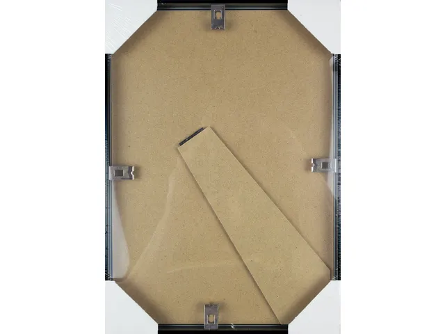 Cadre photo Seco A4 Noir aluminium brossé 11mm