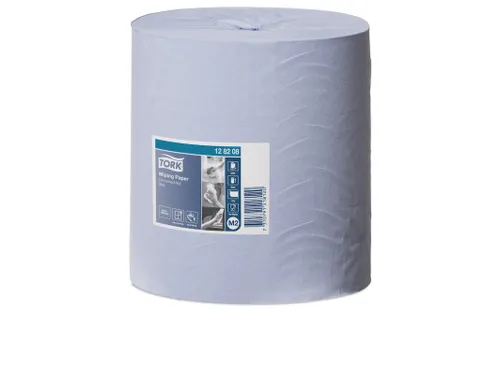Tork 128208 Poetspapier Centerfeed M2 1-Laags Blauw