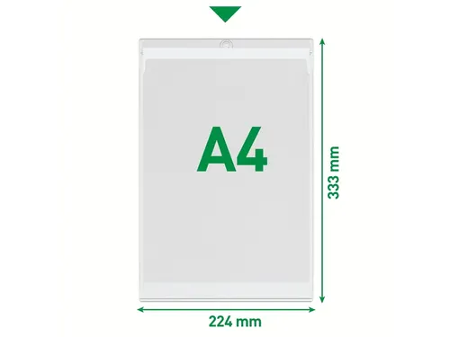 U-map Leitz 4094 A4 met ophangoog 0.20mm PVC transparant
