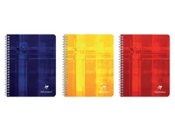 Schrift Clairefontaine Matris 210x297mm lijn 100blz spiraal Assorti