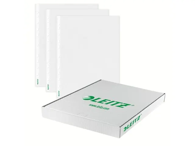 Pochette Leitz 4780 4 Perf Pp 0.13mm Grainé 2 Côtés Ouverts