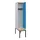 locker met bank,HxBxD 2120x400x815mm,1vak,vak B 400mm,cilinderslot
