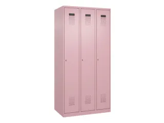 locker,HxBxD 1850x900x500mm,3vak,vak B 300mm,cil.-slot,staand op vloer - 3