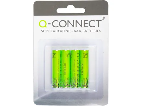 Batterijen Alkaline AAA Blister Van 4 Stuks