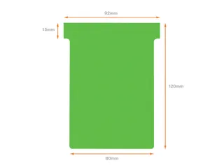 Planbord T-kaart Nobo nr 3 80mm groen - 5