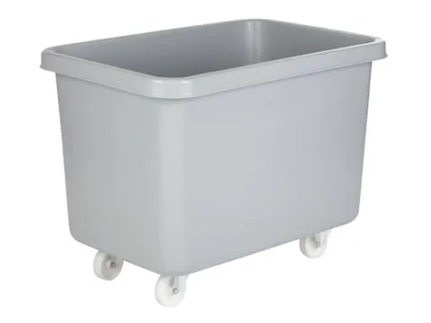 Mobiele Opslagbak Hoekig Pe Hxbxd 641x902x660mm 227 Liter Grijs