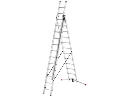 multifunctionele telescoopladder,3x12,sporten,balk L 8,07m,aluminium