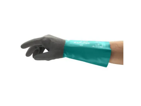 Ansell AlphaTec 58-535B nitril handschoenen, groen/grijs, maat 7